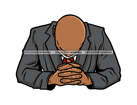 African American Man Praying God Prayers Respect Love Faith Religion Holy Man Worship Cristiano Lord Church Bible Book SVG JPG PNG Vector Clipart Cricut Silhouette Cut Cutting