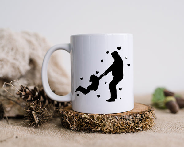 Happy Father's Day Celebration Dad Playing With Son Dad's Day Man Male Parental Daddy's Special Day Paternal Recognition Parenting Appreciation SVG JPG PNG Cricut Sublimation Print Cutting Designs