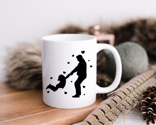 Happy Father's Day Celebration Dad Playing With Son Dad's Day Man Male Parental Daddy's Special Day Paternal Recognition Parenting Appreciation SVG JPG PNG Cricut Sublimation Print Cutting Designs