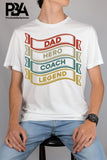 Dad Hero Coach Legend Happy Father's Day Celebration Love Dad's Day Man Male Parental Daddy's Special Day Paternal Recognition Parenting Appreciation SVG JPG PNG Cricut Sublimation Print Cutting Designs