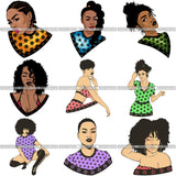 Super Special Bundle 100 Melanin SVG Files Only For $19.99 Retail price $250 Graphics For Cutting and More!