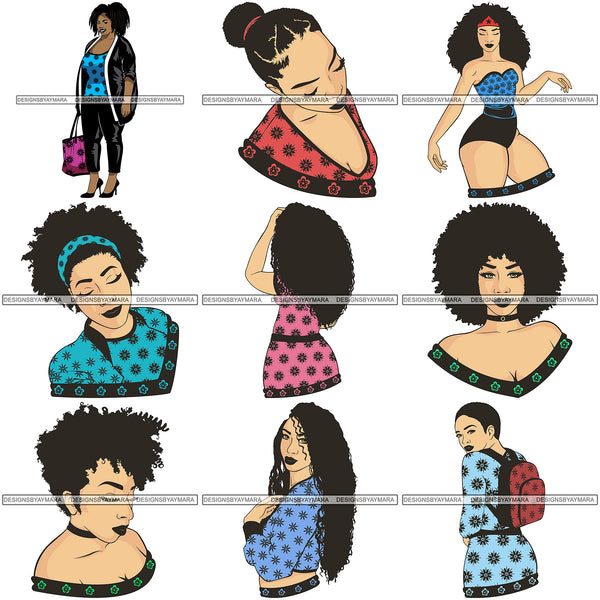 Super Special Bundle 100 Melanin SVG Files Only For $19.99 Retail price $250 Graphics For Cutting and More!