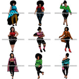 Super Special Bundle 100 Melanin SVG Files Only For $19.99 Retail price $250 Graphics For Cutting and More!