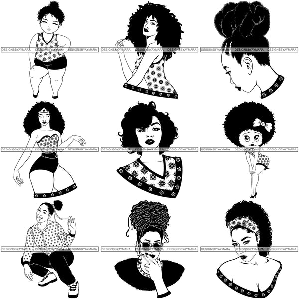 Super Special Bundle 100 Melanin SVG Files Only For $19.99 Retail price $250 Graphics For Cutting and More!
