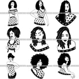 Super Special Bundle 100 Melanin SVG Files Only For $19.99 Retail price $250 Graphics For Cutting and More!