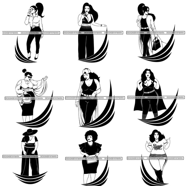Super Special Bundle 100 Melanin SVG Files Only For $19.99 Retail price $250 Graphics For Cutting and More!