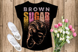 Brown Sugar Melanin Woman Sparkles African American Female Nubian Designs For T-Shirts Sublimation Print Cut Cutting SVG PNG JPG Vector Files