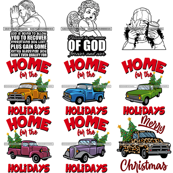 Mega Bundle 106 Christmas Designs Cold Weather Snow Santa Winter SVG PNG JPG Cutting Designs Silhouette Sublimation