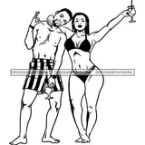 Happy Couple Relationship Goals Soulmates Man Woman Together Marry True Love SVG Cutting Files