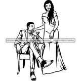 Happy Couple Relationship Goals Soulmates Man Woman Together Marry True Love SVG Cutting Files