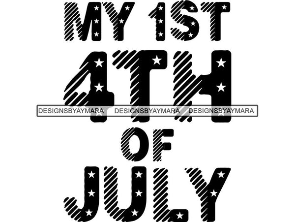 4th of July SVG Quotes Cut Files For Silhouette and Cricut
