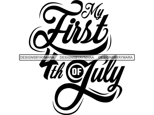 4th of July SVG Quotes Cut Files For Silhouette and Cricut
