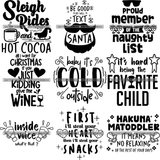 CHRISTMAS MEGA BUNDLE 54 Designs Christmas svg Winter svg Holidays svg Cut Files Cricut Silhouette