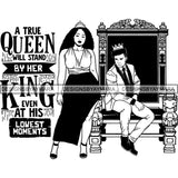 King and Queen Rey Reina Couple Life Goals SVG Cut Files For Silhouette and Cricut