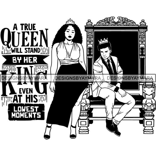 King and Queen Rey Reina Couple Life Goals SVG Cut Files For Silhouette and Cricut