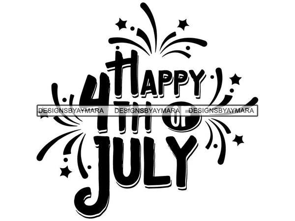 4th of July SVG Quotes Cut Files For Silhouette and Cricut