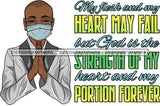 Afro Lola Praying God For Strength Protection Quotes Sad Crying Pain Face Mask Begging Prayers Virus SVG Vector Clipart Cutting Files