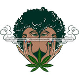 Weed Leaf Dope Cannabis Medical Marijuana Joint Blunt High Life SVG Cutting Files