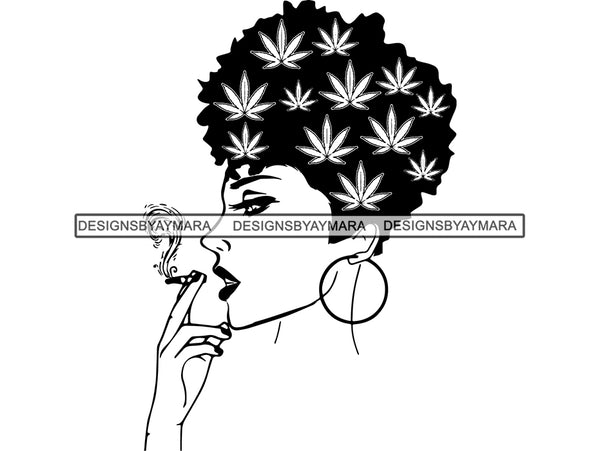 Afro Beautiful Black Woman SVG African American Ethnicity Afro Puffy Hairstyle Beauty Salon Queen Diva Classy Lady  Beautiful People Beauty Salon Princess