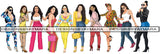 Bundle Of 10 Woman Goddess Fabulous Diva Glamour Fashion Classy Lady .PNG .JPG .EPS .SVG Clipart Not For Cutting