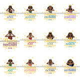 Bundle 12 Birthday Diva Celebration Happiness Cumpleanos SVG JPG PNG Vector Clipart Cricut Silhouette Cut Cutting