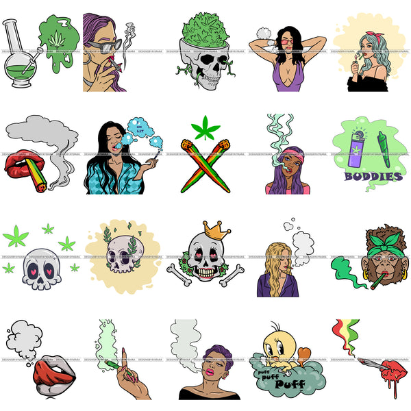 Mega Bundle 1000+Ganja Designs Mary Jane 420 Grass Weed Marijuana Cannabis Pot Blunt Joint Herbs Deigns Sublimation SVG PNG JPG Cutting Files  SVG PNG JPG Cutting Designs Silhouette Sublimation Designs