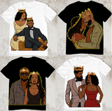 Bundle 4 Couple King Queen Soulmates Relationship Couple Goals Best Half Partners True Love SVG PNG JPG Cutting Files For Cricut Silhouette and More!