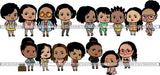 Bundle 4 Ladies Girls Trip Getaway PNG File For Print