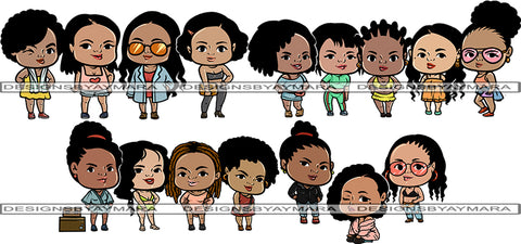 Bundle 4 Ladies Girls Trip Getaway PNG File For Print