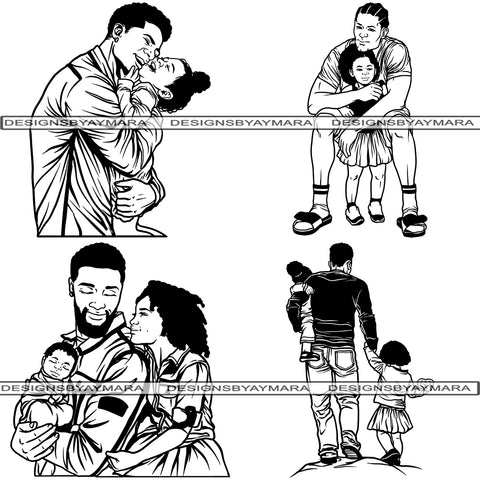 Bundle 4 Father's Day SVG Cut File For Silhouette and Cricut