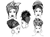 Afro Beautiful Black Woman SVG African American Ethnicity Afro Puffy Hairstyle Beauty Salon Queen Diva Classy Lady  Beautiful People Beauty Salon Princess
