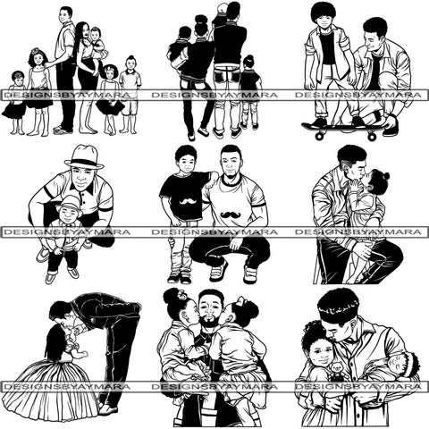 Bundle 9 Father's Day SVG Cut Files For Silhouette and Cricut