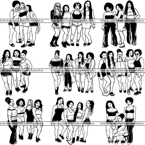 Bundle 9 Sexy Ladies Getaway PNG Files For Print