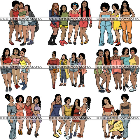 Bundle 9 Sexy Ladies Getaway PNG Files For Print