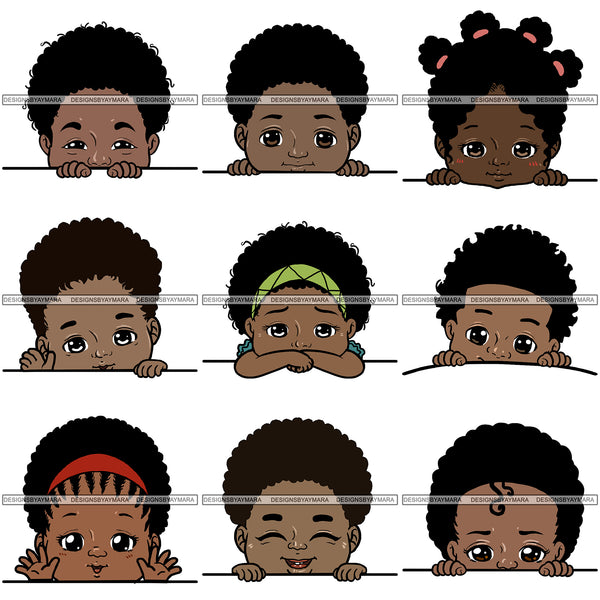 Bundle 9 Peek a Boo I See You Baby Boo PNG File For Print Not For Cutting