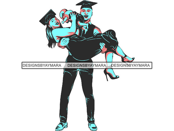 Graduation Couple Goals SVG Relationship Young Adult .PNG .JPG .SVG Vector Clipart Not For Cutting