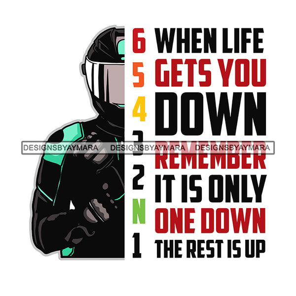 Motorcycle Quotes Save A Life Watch For Motorcycle Biker Bikes Man Riding SVG PNG JPG Cut Files For Silhouette Cricut and More!