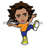 Teenager Boy Playing Video Game Having Fun Everyday Alone Illustration B/W SVG JPG PNG Vector Clipart Cricut Silhouette Cut Cutting