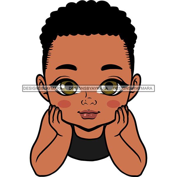 Adorable Baby Boy Child Kids Children Infant Toddler Innocent Love Hand In Face Cute Childhood Happy Joy Smile SVG JPG PNG Vector Clipart Cricut Silhouette Cut Cutting