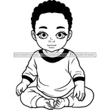 Adorable Baby Boy Child Kids Children Infant Toddler Innocent Love Cute Childhood Happy Joy Smile SVG JPG PNG Vector Clipart Cricut Silhouette Cut Cutting