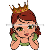 Adorable Baby Girl Little Princess Child Kids Children Infant Toddler Innocent Love Cute Childhood Happy Joy Smile SVG JPG PNG Vector Clipart Cricut Silhouette Cut Cutting