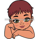 Adorable Baby Boy Hand In Face Child Kids Children Infant Toddler Innocent Hand In Face Love Cute Childhood Happy Joy Smile SVG JPG PNG Vector Clipart Cricut Silhouette Cut Cutting