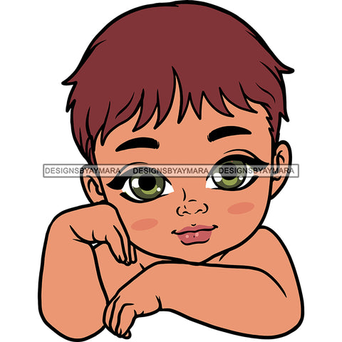 Adorable Baby Boy Hand In Face Child Kids Children Infant Toddler Innocent Hand In Face Love Cute Childhood Happy Joy Smile SVG JPG PNG Vector Clipart Cricut Silhouette Cut Cutting