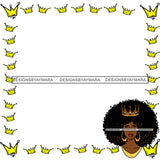 Queen Banner Frame Decoration Advertising Sign Design Element Blank Poster Logo Illustration SVG JPG PNG Vector Clipart Cricut Silhouette Cut Cutting