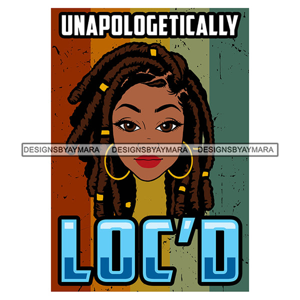 Pretty Afro Woman Passionate Amazing Love Locs Hairstyle Grunge Background SVG JPG PNG Vector Clipart Cricut Silhouette Cut Cutting