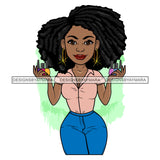 Bundle 5 Lola Beauty Salon Make Up Artist Business Owner Element Logo Melanin African American Woman Black Girl Magic SVG JPG PNG Layered Cutting Files For Silhouette Cricut and More