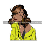 Bundle 5 Afro Beautiful Lola Hand In Face Queen Boss Lady Black Woman Nubian Melanin Popping SVG Cutting Files For Silhouette Cricut and More