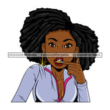 Bundle 5 Afro Lola Queen Boss Lady Showing Gold Teeth Grill Fashion Hustler Black Girl Magic Nubian Melanin Popping  SVG Cutting Files For Silhouette Cricut and More
