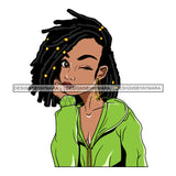 Bundle 5 Afro Lola Winkey Eyes Black Woman Black Girl Magic Layered SVG Cutting Files For Silhouette and Cricut and More!