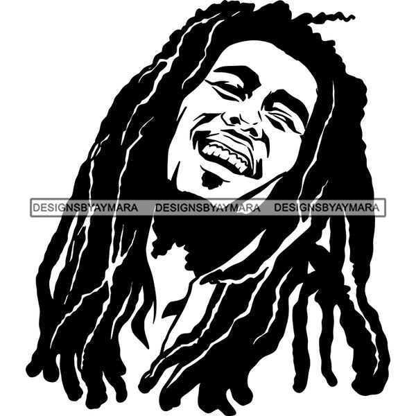 Rasta Man Dreadlocks April 20th Friendly Marijuana Slang Pot Stone Blunt 420 Weed Cannabis High Life Smoker Drug SVG PNG JPG Vector Clipart Silhouette Cricut Cutting
